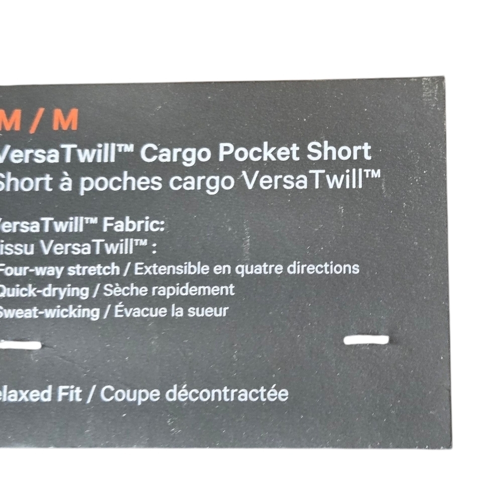 Lulumon Athletica Versa Twill Cargo Shorts Black Size Medium And Small - Picture 3 of 8